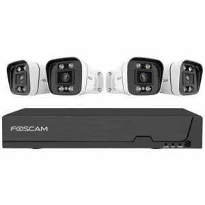 Foscam  (FN9108E-B4-2T) LAN IP-Megfigyelő kamera készlet8 csatornás4 db kamerával3072 x 1728 pixel