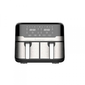 Masterpro  Forrólevegős fritőz 2400 W Tapadásmentes bevonat, Cool-touch ház, Időzítő funkció, Túlhevülés elleni védelem, Kijelzővel Fekete/nemesacél (