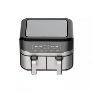 Masterpro  Forrólevegős fritőz 2400 W Tapadásmentes bevonat, Cool-touch ház, Időzítő funkció, Túlhevülés elleni védelem, Kijelzővel Fekete/nemesacél (