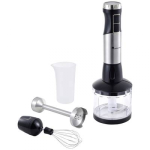 Masterpro  Rúdmixer 1000 W Mérőpohárral, Keverőpohárral Fekete/nemesacél, Átlátszó (BGMP-9126)