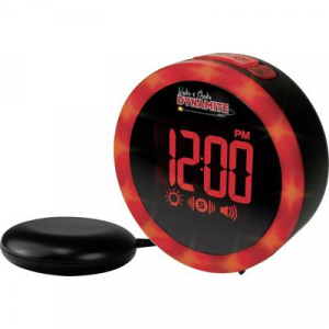 Geemarc  (JWNS-DYNAMITE_BLK_VD) Kvarc &Eacute;bresztő&oacute;ra Fekete Riaszt&aacute;si idők 1 USB csatlakoz&oacute;, Extra hangos &eacute;bresztőhang