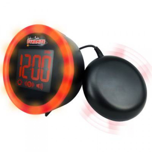 Geemarc  (JWNS-DYNAMITE_BLK_VD) Kvarc &Eacute;bresztő&oacute;ra Fekete Riaszt&aacute;si idők 1 USB csatlakoz&oacute;, Extra hangos &eacute;bresztőhang