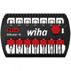 Wiha  (42118) Bit készlet 7 részes TORX Plus, Kereszthornyú Pozidriv