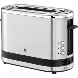 WMF  Toaster Kenyérpirító Beépített zsemle feltéttel Nemesacél, Fekete (0414100011)