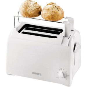 Krups  (KH1511) Kenyérpirító Beépített zsemle feltéttel Fehér