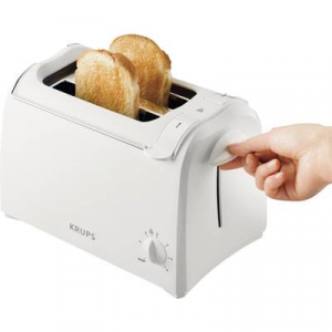 Krups  (KH1511) Kenyérpirító Beépített zsemle feltéttel Fehér