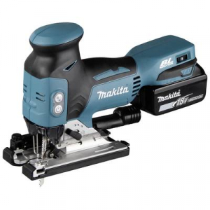 Makita  (DJV181RTJ) Akkus asztali fűr&eacute;sz (DJV181RTJ) akkuval, T&ouml;ltővel, Hordt&aacute;sk&aacute;val 18 V 5.0 Ah Vele sz&aacute;ll&iacute;tott akkuk sz&aacute;ma 1