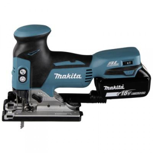 Makita  (DJV181RTJ) Akkus asztali fűr&eacute;sz (DJV181RTJ) akkuval, T&ouml;ltővel, Hordt&aacute;sk&aacute;val 18 V 5.0 Ah Vele sz&aacute;ll&iacute;tott akkuk sz&aacute;ma 1