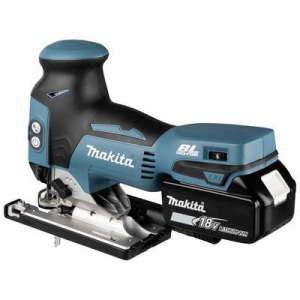 Makita  (DJV181RTJ) Akkus asztali fűr&eacute;sz (DJV181RTJ) akkuval, T&ouml;ltővel, Hordt&aacute;sk&aacute;val 18 V 5.0 Ah Vele sz&aacute;ll&iacute;tott akkuk sz&aacute;ma 1