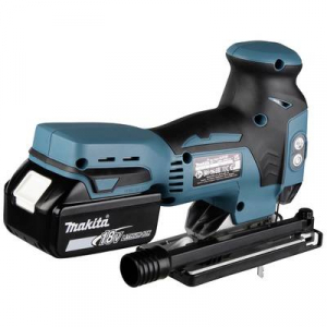 Makita  (DJV181RTJ) Akkus asztali fűr&eacute;sz (DJV181RTJ) akkuval, T&ouml;ltővel, Hordt&aacute;sk&aacute;val 18 V 5.0 Ah Vele sz&aacute;ll&iacute;tott akkuk sz&aacute;ma 1