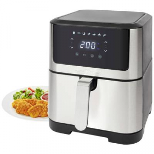 ProfiCook  PC-FR 1269 H Forrólevegős fritőz 8 l 1800 W Nemesacél, Fekete (501269)