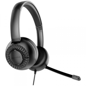 Speedlink  METIS On Ear headset Vezetékes Stereo Fekete Headset, Hangerő szabályozás, Mikrofon némítás (SL-870007-BK)