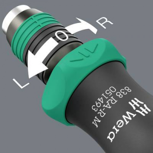 Wera  Kraftform Kompakt 838 RA-R M Set 1 (05051061001) Bit készlet 15 részes Kereszthornyú Phillips, Kereszthornyú Pozidriv, TORX, Belső hatlap, Egyen