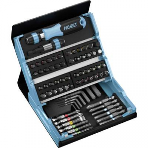Hazet  SmartCase (2200SC-1) Bit k&eacute;szlet 69 r&eacute;szes Belső hatlap, Egyeneshorny&uacute;, Kereszthorny&uacute; Phillips, Kereszthorny&uacute; Pozidriv, T profil