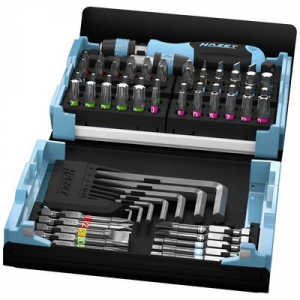 Hazet  SmartCase (2200SC-1) Bit k&eacute;szlet 69 r&eacute;szes Belső hatlap, Egyeneshorny&uacute;, Kereszthorny&uacute; Phillips, Kereszthorny&uacute; Pozidriv, T profil