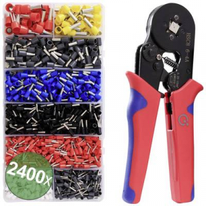 Quadrios Krimpelő fog&oacute; k&eacute;szlet, 2400 db &eacute;rv&eacute;gh&uuml;vely 0,25 - 10 mm2,  (22T007)