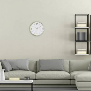 TFA Dostmann  (60.3534.53) Rádiójel vezérlésű Falióra 300 mm x 45 mm x 300 mm Arany