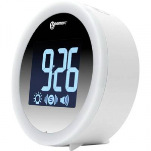 Geemarc  (JWNS-Star_WH_VDE) Kvarc &Eacute;bresztő&oacute;ra Feh&eacute;r Extra hangos &eacute;bresztőhang