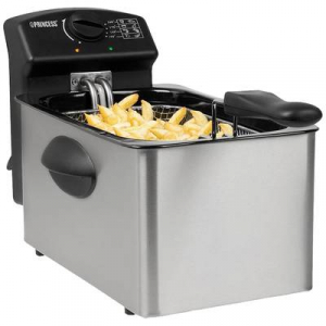 Princess  (01.182642.01.001) Fritőz 2000 W Visszajelző lámpa, Tapadásmentes bevonat, Túlhevülés elleni védelem Fekete