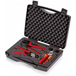KNIPEX  -Werk (97 91 03) Villanyszerelő Szersz&aacute;mos hordt&aacute;ska, tartalommal (H x Sz x Ma) 345 x 345 x 80 mm