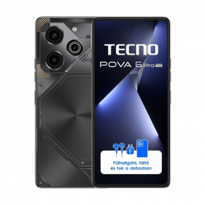 Tecno Pova 6 Pro 5G 12/256GB Dual-Sim mobiltelefon meteorszürke (10054499)