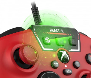 Turtle Beach REACT-R vezetékes Xbox kontroller piros (TBS-0734-05)
