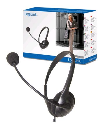 LogiLink HS0002 mikrofonos fejhallgató