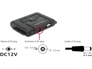 DeLock 61486 USB 3.0 – SATA 6 Gb/s / IDE 40 tűs / IDE 44 tűs adapter