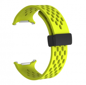 Cellect Samsung Galaxy Watch Ultra 24mm lyukacsos szilikon &oacute;rasz&iacute;j neonz&ouml;ld (CEL-STRAPPWATCH7U-NE)