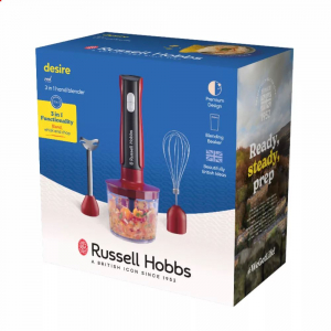 Russell Hobbs Desire Red 3az1-ben botmixer szett (27140-56)