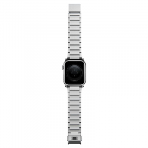 Nomad Apple Watch Ultra (49mm)8/7(45mm)/6/SE/5/4(44mm)/3/2/1(42mm) alumínium szíj ezüst (NM01328285)
