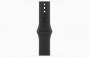 Apple Watch Series 10 GPS 42mm kozmoszfekete alumíniumtok, fekete sportszíj S/M méret (MWWE3)