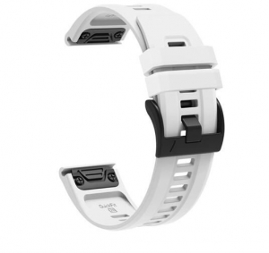 Gigapack Garmin Fenix 8 51mm QuickFit csatlakozású 26mm szilikon pótszíj fehér (GP-149231)
