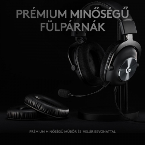 Logitech PRO X Gaming headset + állvány (991-000358)