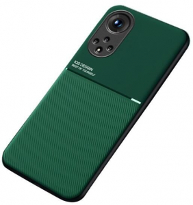 Gigapack Honor 50 mágneses, bőr hatású, csíkos mintás tok sötétzöld (GP-113305)