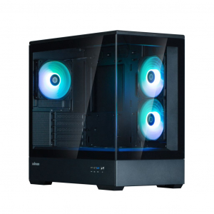 Zalman P30 BLACK V2 táp nélküli ablakos mATX ház fekete