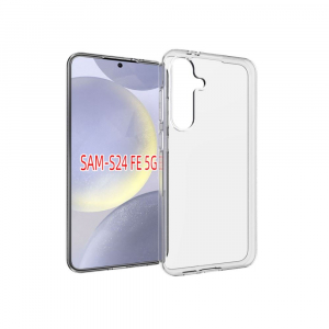 Cellect Samsung S24 FE vékony szilikon tok átlátszó (TPU-SAM-S24FE-TP)