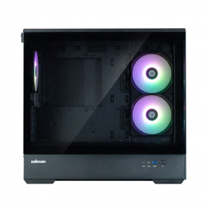 Zalman P30 BLACK V2 táp nélküli ablakos mATX ház fekete