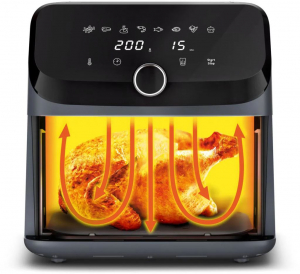 Tefal EY855BE0 Easy Fry Mega forró levegős sütő fekete