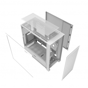 DarkFlash DRX90 Mesh t&aacute;p n&eacute;lk&uuml;li ablakos h&aacute;z feh&eacute;r