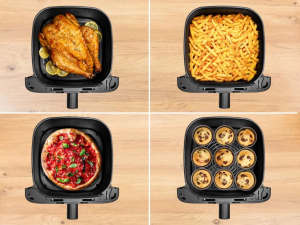 Tefal EY855BE0 Easy Fry Mega forró levegős sütő fekete