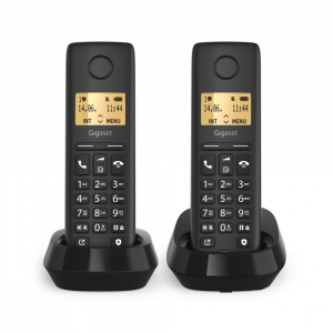Gigaset Pure 100 Duo vezeték nélküli telefon fekete