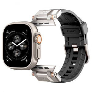 Spigen Dura Pro Armor Apple Watch 49/45/44/42mm sz&iacute;j fekete (AMP06065)