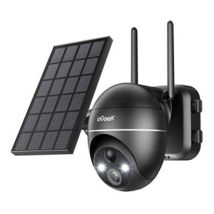 IeGeek ZS-GX4S 5MP WiFi kültéri kamera napelem panellel fekete (5906168438172)