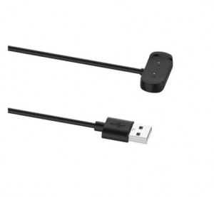 Gigapack USB-A - Amazfit Bip 5 töltőkábel 100cm fekete "Gigapack csomagolás" (GP-161079)