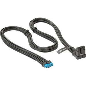 Seasonic 12pin PCIe -> Power 16pin PCIe 12VHPWR F/F tápkábel 0.7m fekete (WA2V16161BW)