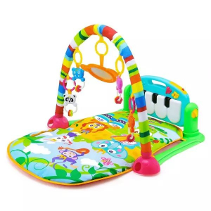 Manyuk Toys zen&eacute;lő babafoglalkoztat&oacute; szőnyeg zongor&aacute;val z&ouml;ld (HE0603)