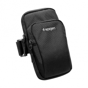 Spigen Dynamic Shield Armband A702 univerz&aacute;lis karp&aacute;nttok fekete (AMP04617)