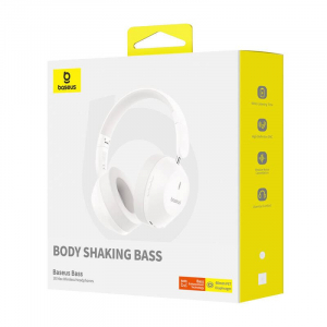Baseus Bass 30 Max Bluetooth fejhallgató fehér (A00070700211-00)