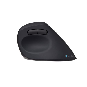 V7 ergonomikus vezeték nélküli Bluetooth hanyattegér fekete (MW500BT)
